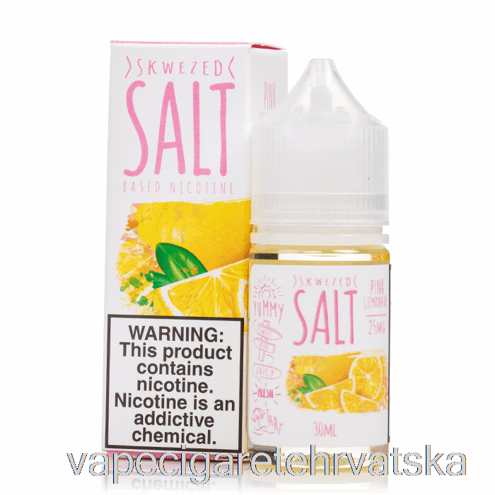 Vape Hrvatska Roza Limunada - Skwezed Soli - 30ml 50mg